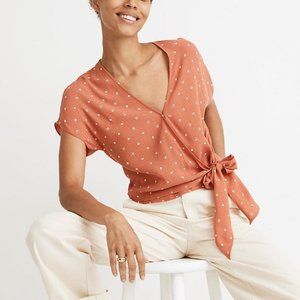Madewell polka dot top
